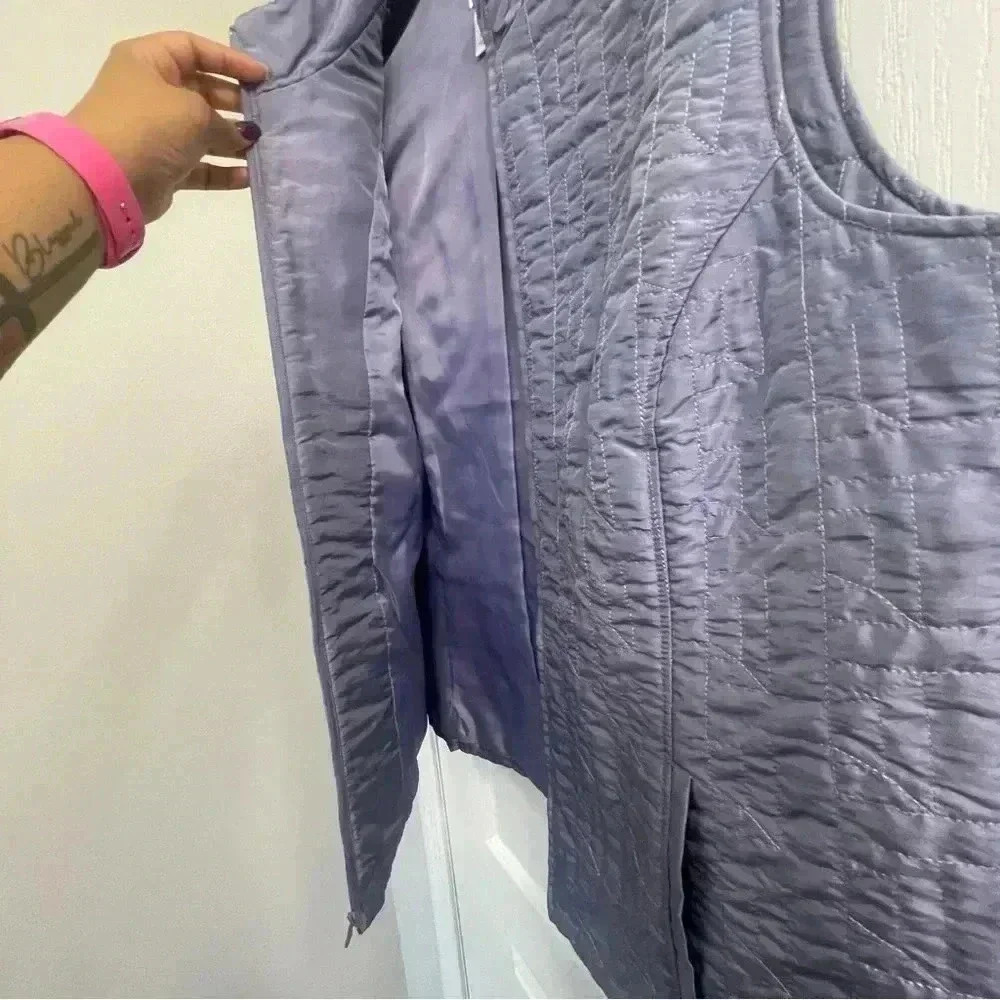 Quilted Vest | Weekends by Chico’s (Light Violet Color) - Picture 6 of 9